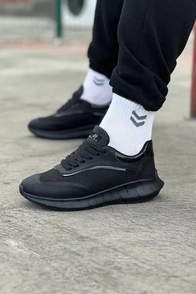 Feminine Touch  Baskets Homme en tricot anthracite