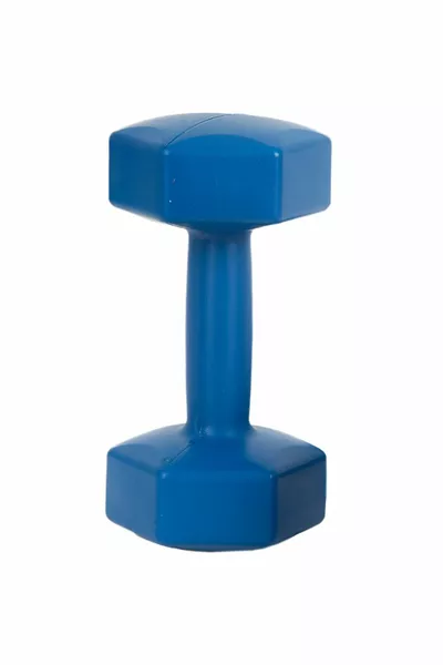 طقم دمبل  كيلو وزن الدمبل  كجم ( 1 قطعة ) حجم واحد أزرق  كيلو بلاستيك