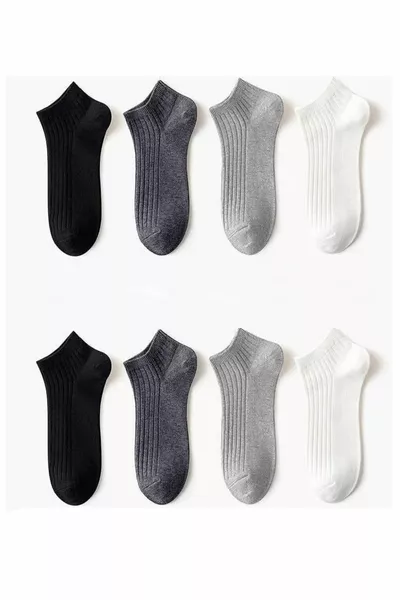 Unisex Baumwolle Extra bequeme und weiche Derby Socken Set 8 Paar