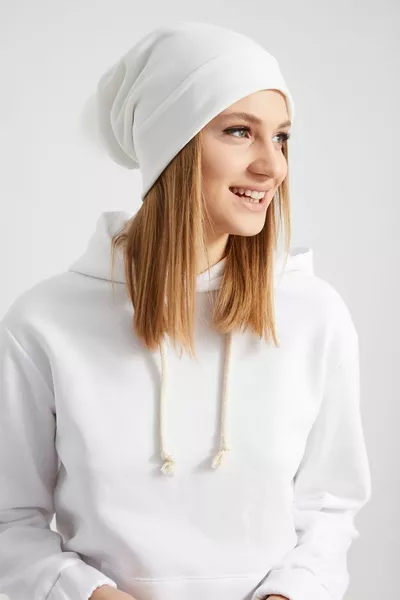 Women's Legend White Fur Pompom Detailed Hat Beanie