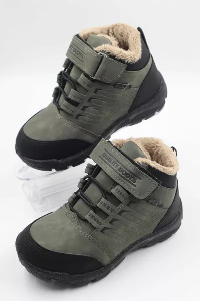 Детски вълнени студоустойчиви зимни ежедневни ботуши