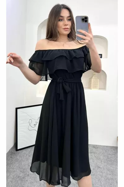 Madonna Midiboy Robe en mousseline de soie