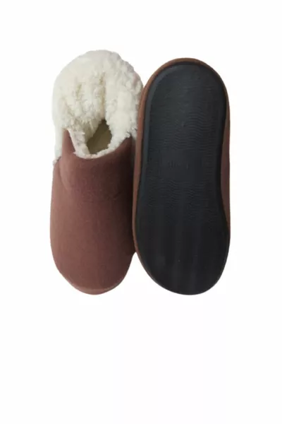 Коричневые домашние сапоги