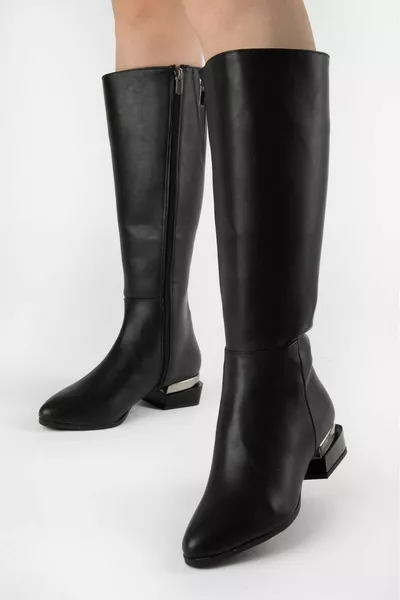 Women's Skin Zipper Orthopedic Boots