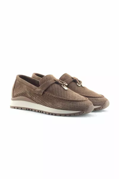 Tan Suede Véritable Cuir Sport Semelle Femme Mocassins Chaussures