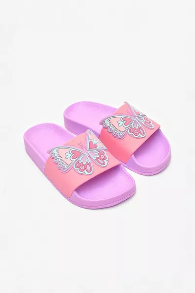 Цветни чехли пеперуди за момичета