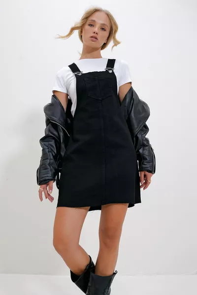 Zwarte riemzak voor dames Jean Salopet 