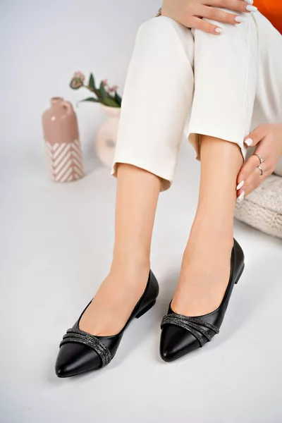 Vrouwen Ballerina's Comfortabele Orthopedische Zool Lederen Huid