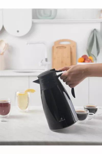 Bella Sealed Thermos 1 Liter Black