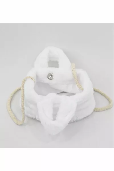 Нов сезон Детска чанта през рамо от изкуствена кожа Бяла