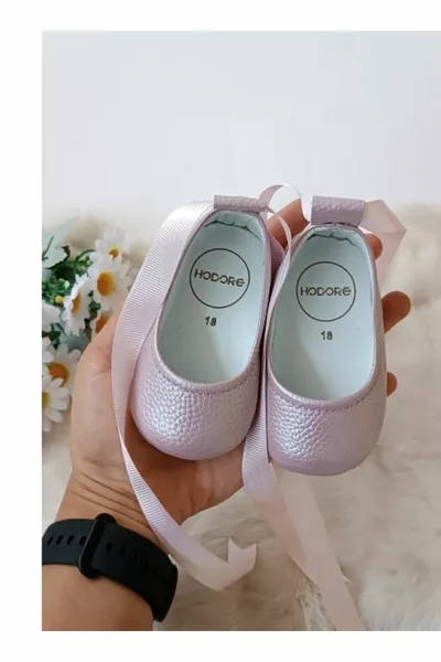 فيوري جلد طبيعي طفل الباليه الشقق المتسكعون أرجواني