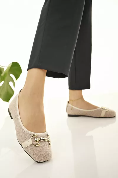 نسائي الباليه الشقق البيج الضوء عارضة أنيقة مكتب الأعمال أحذية عارضة