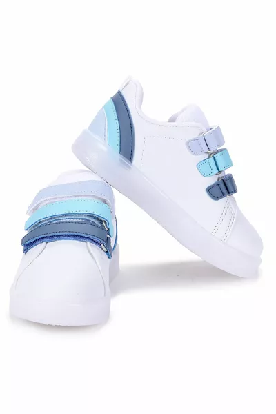 .y. صن ديلي مضاءة الفيلكرو أحذية رياضية للفتيات / الأولاد