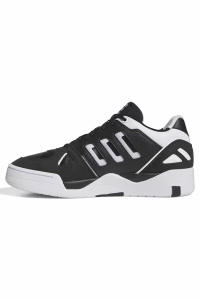 Midcity Low Herren Schwarze Turnschuhe 