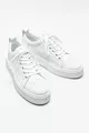 Baskets homme en cuir blanc