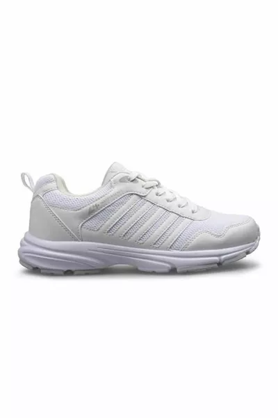 Mp Independence Women's Lace-Up White Walking Shoes