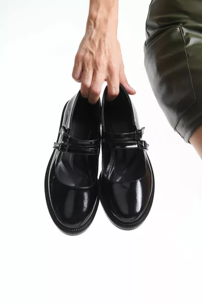 Mocassino Donna Fibbia Casual Scarpe Morbide