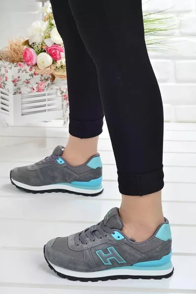 Men's Grey Walking Shoes Peru