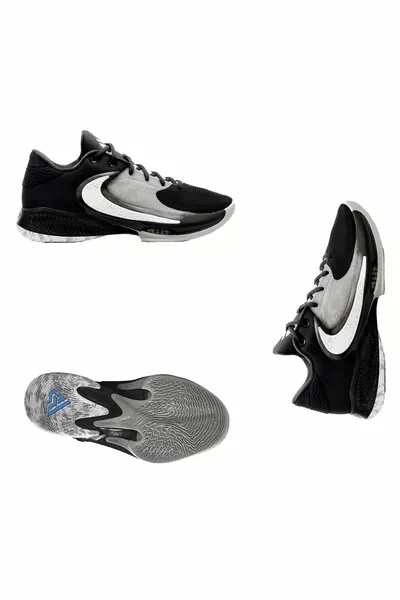 Zoom Freak 4 Мужские баскетбольные кроссовки черного цвета