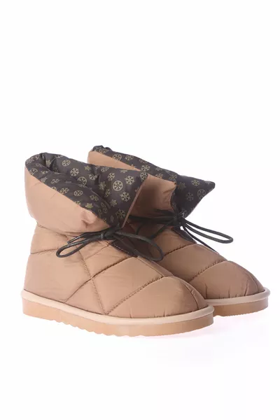 Kant Gedetailleerde Parachute Mink Dames Laarzen