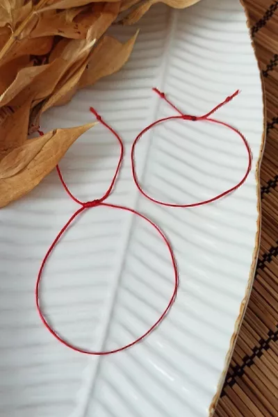 Bracelet Corde Rouge