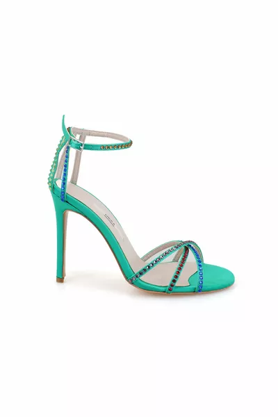 بريل الأخضر المرأة مساء اللباس أحذية