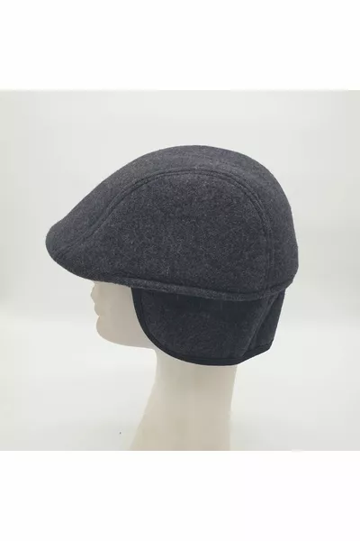 Stamp Fabric Earbud Cap Hat Winter Cap