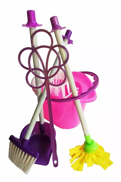 Toy Cleaning Set Toy Vacuum Cleaner Fun I'm Ready For Cleaning Mom cm