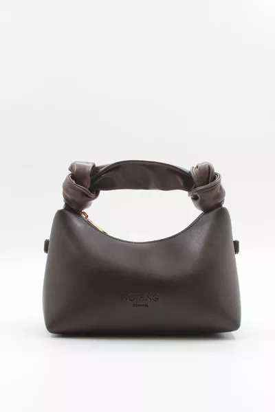 Dames 3-delige Chain Bag Urban Bag Knot Detailed Bag Set Ketting Gift Koffie Crème Zwart