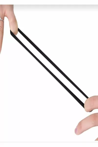 المرأة  حزمة سوداء فائقة المرونة المعصم مشبك مرن منتج مستورد