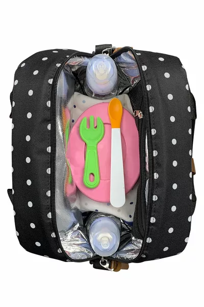 Boîte à lunch de transport d’aliments Sac thermique isolé thermiquement avec sangle rainurée