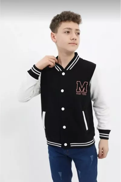Unisex M Gedrukt College Jacket Unisex