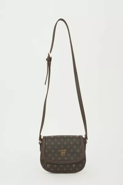 حقيبة كتف نسائية بالقهوة 