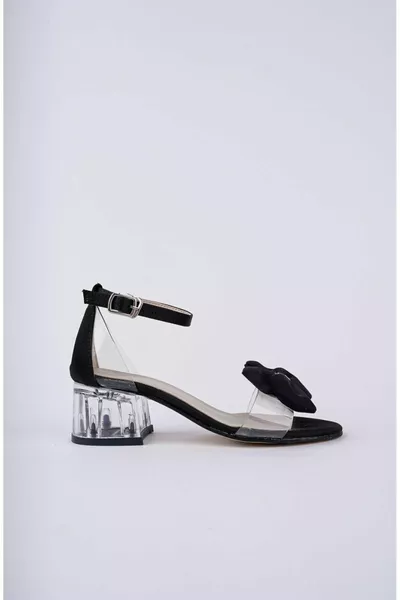 Incimoda أنيقة جدا مريحة جدا القوس التعادل مفصلة شفافة كعب الفتيات الصنادل