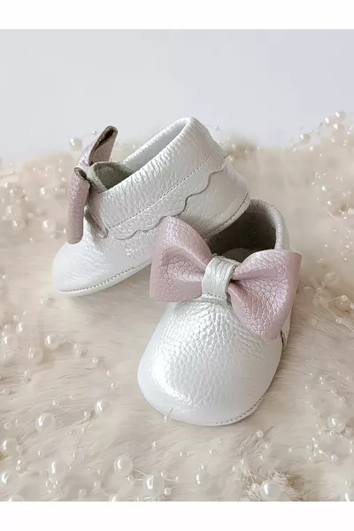 صوفيا أم اللؤلؤ جلد طبيعي موكاسين