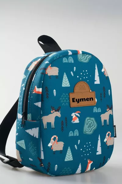 Personalisiert benannt - Wildtiere 0-8 Jahre - Kinderzimmer, Kindergarten Kinderrucksack