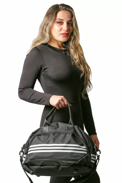 Unisex Черная дорожная сумка для фитнеса и спорткласса  см