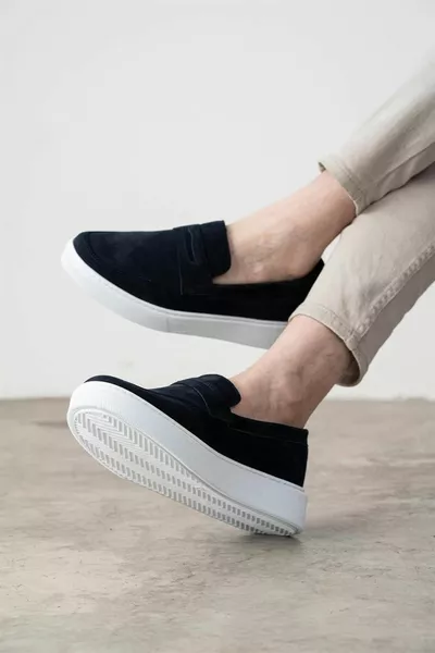  Navy Blue Colore Bianco Sole Scarpe Casual Da Uomo