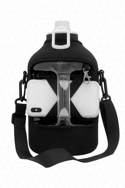 Winta BPA Безплатна мотивационна колба за вода 2.5 L Бутилка за бяла вода, Бутилка за вода, Поилка