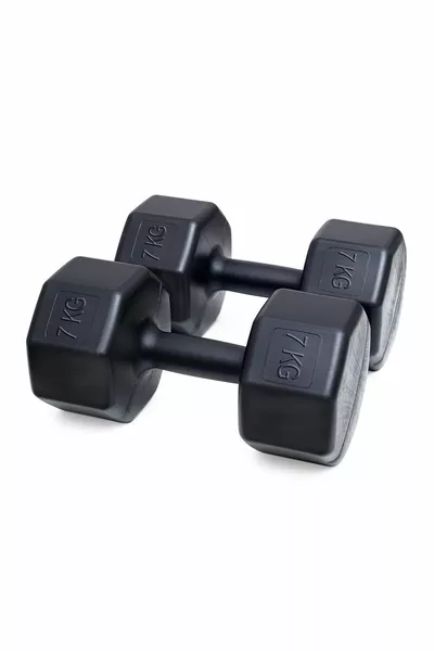 HALTÈRES DE 7 KG X 2 PIÈCES =  KG