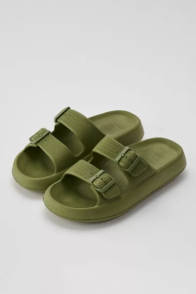 Мъжки чехли Leon Khaki Eva Beach с двойна катарама