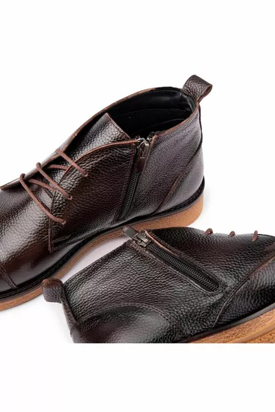 Birmingham Vera Pelle Lace-Up Cerniera Suola Antiscivolo Stivali Casual Blu Navy