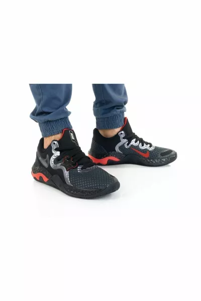 Renew Elevate II - Chaussures de basket-ball à la cheville noires pour homme -  