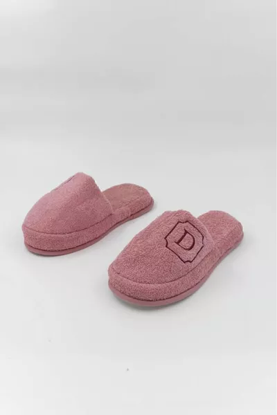 D lettre serviette bain spa maison hôtel pantoufles de maternité pantoufles pantoufles à semelle épaisse