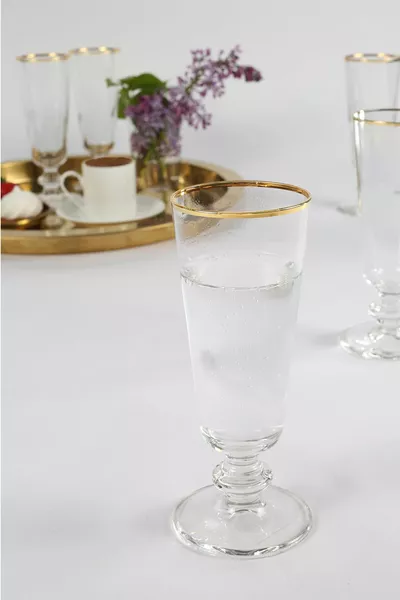 Pure Gold Gilded Imported 6-Piece Coffee Side Cup Set  cc