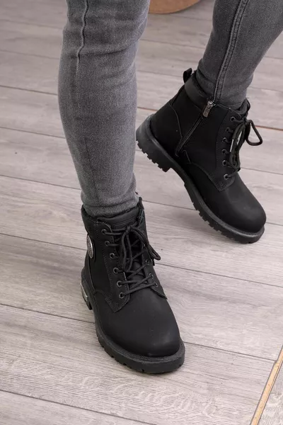 Su Geçirmez Kürklü Kışlık Fermuarlı Bot Kauçuk Taban Sağlam Outdoor Garantili Ürün Siyah