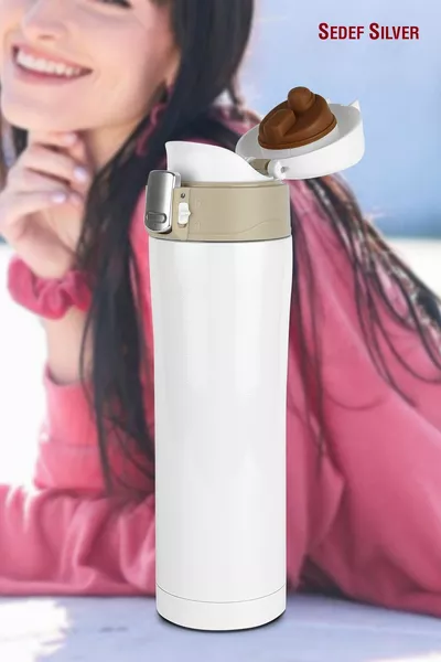 كوب ترمس فولاذي  مل متشابكة ترمس القدح القدح أداة الترمس فنجان قهوة  أكواب شاي أبيض
