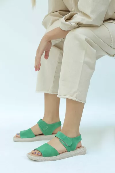 Fiora Natural Leather Material Women's Sandals 