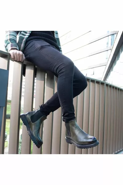  Davis Vert Hommes Qualité Casual Chaussures