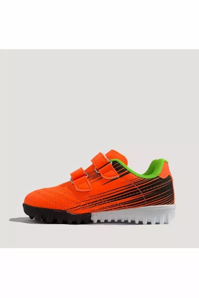 Ronaldo Children's Astroturf Shoes - Orange - 